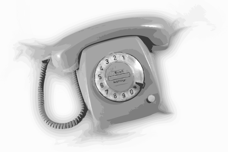 Der Telefonapparat für interpersonelle Kommunikation über Distanz