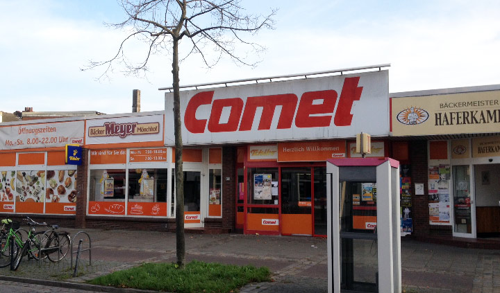 Der Comet-Supermarkt in Bremen-Findorff war einer der letzten Franchiser