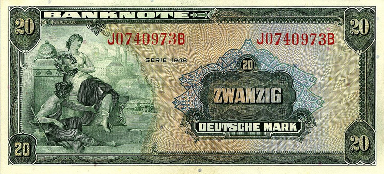 Zwanzig Deutsche "Dollar" (1948)