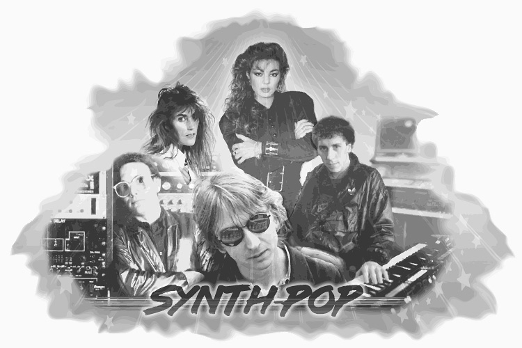 Synth-Pop Musiker und Produzenten der Achtziger: Trevor Horn, Laura Branigan, Mark Hollis, Sandra und Paul Hardcastle.